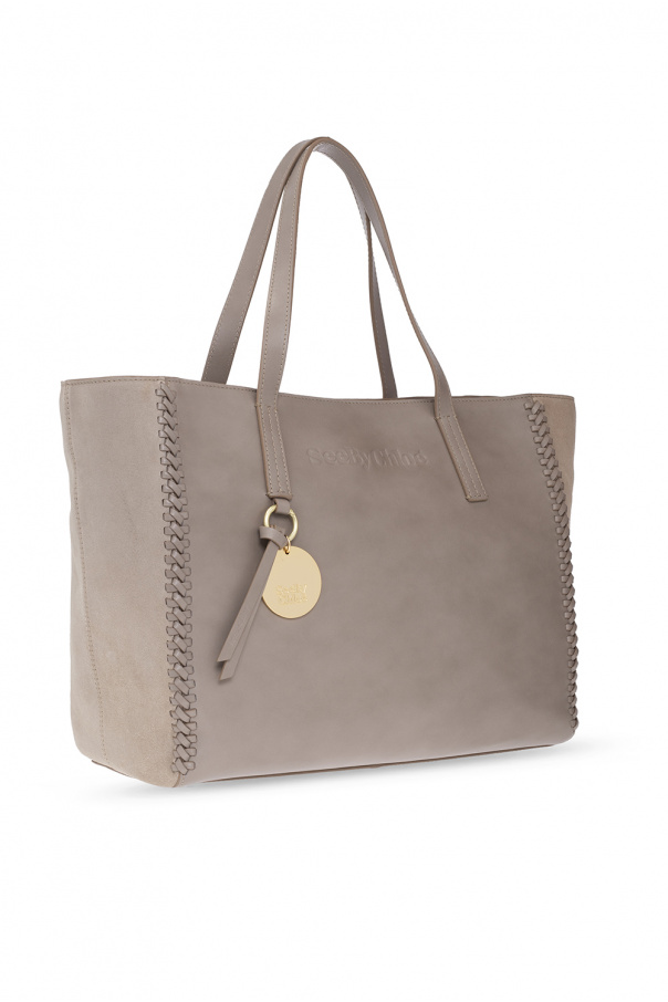 Chloé グレインレザー製 Chloé Spinスモールトートバッグ の